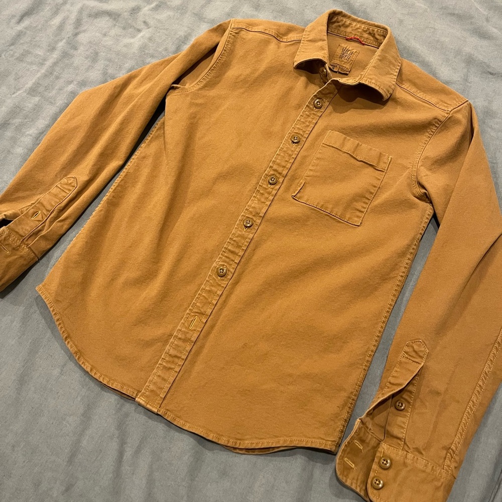 Topo Designs Men's Dirt Shirt - Khaki Casual Button Down Shirt